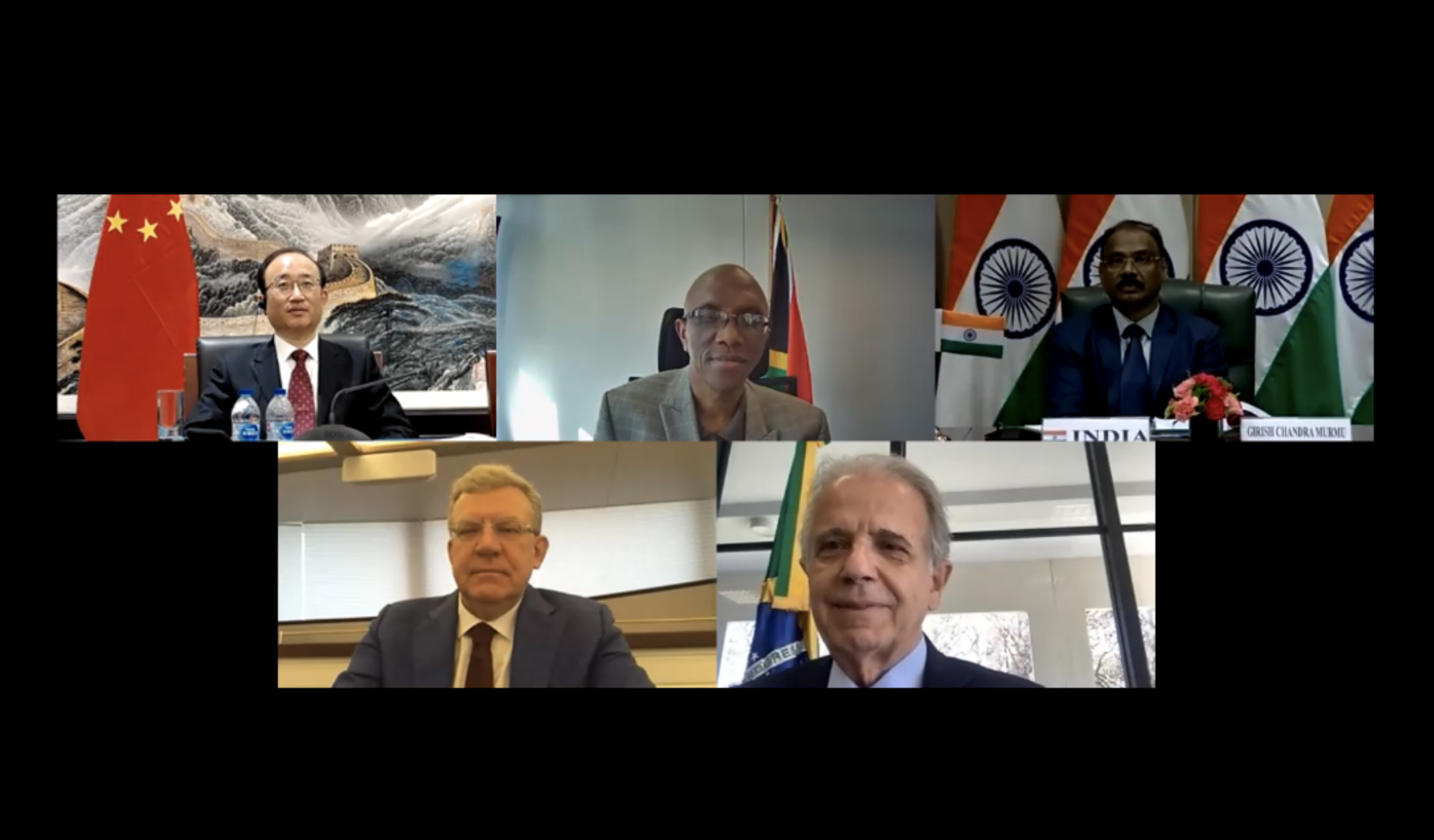 Вторая встреча руководителей высших органов аудита стран БРИКС в формате видеоконференции
