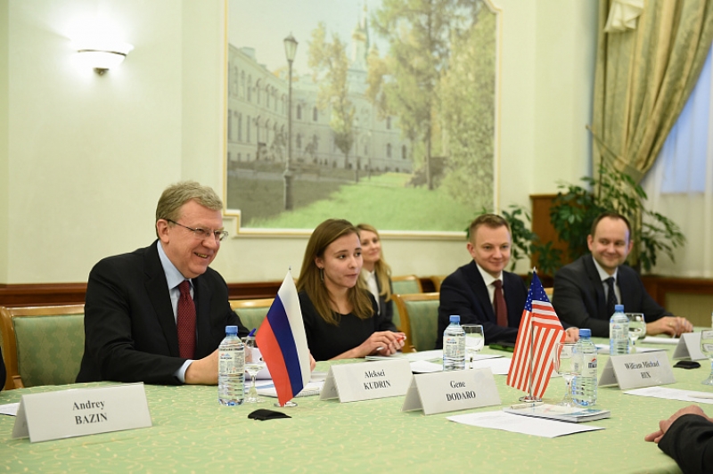 Alexei Kudrin Meets with the Heads of Supreme Audit Institutions of the USA and the United Arab Emirates
