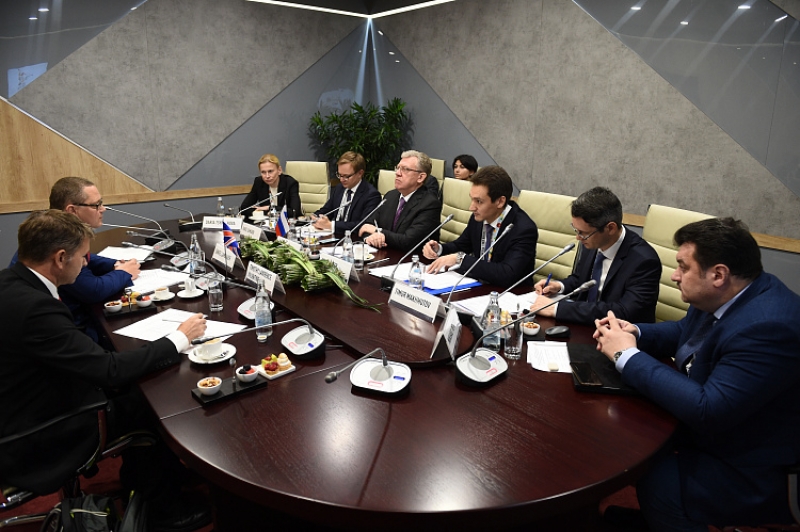 Aleksei Kudrin met the UK National Audit Office Delegation