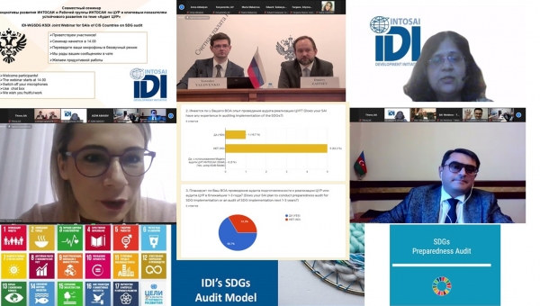 IDI-WGSDG KSDI Joint Webinar for SAIs of CIS Countries on SDGs audit 