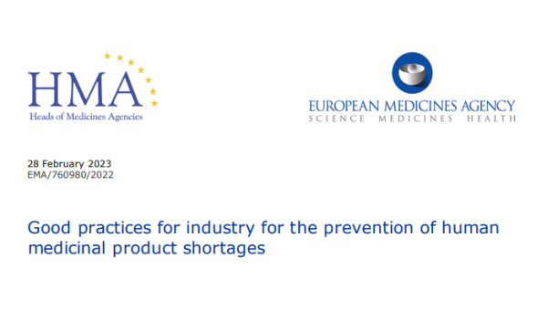 Guidance for industry to prevent and mitigate medicine shortages