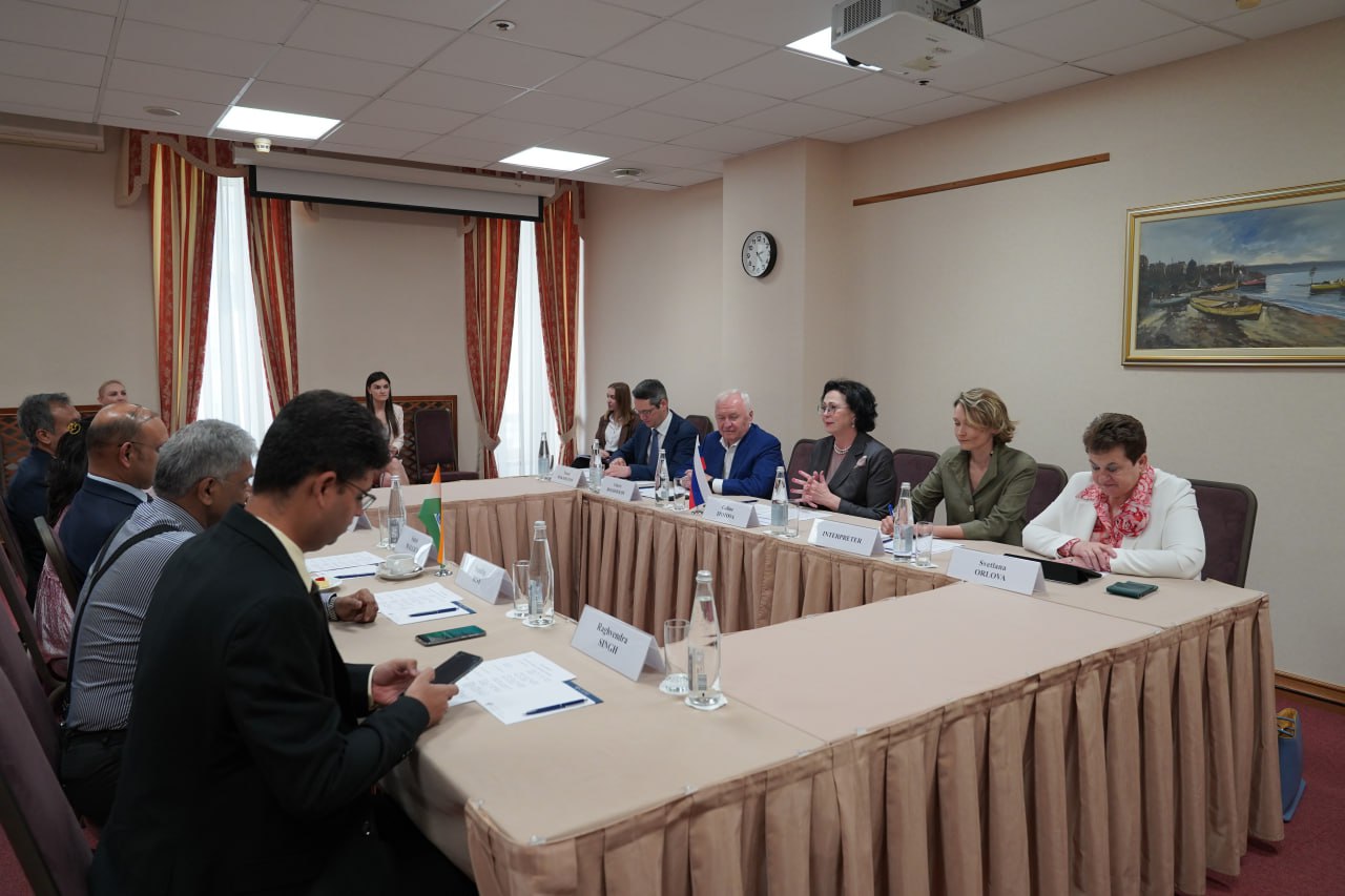 Счетная палата Российской Федерации провела встречу с делегацией ВОА Индии