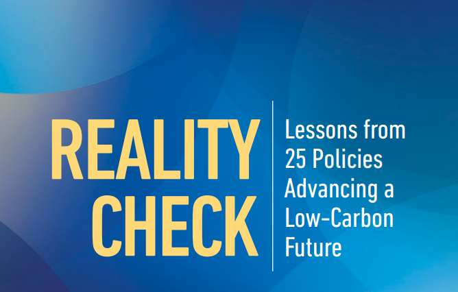 Reality Check: Lessons from 25 Policies Advancing a Low-Carbon Future