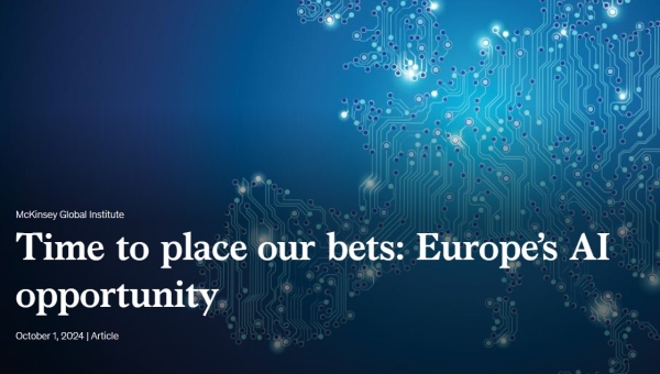 Time to Place our Bets: Europe’s AI Opportunity